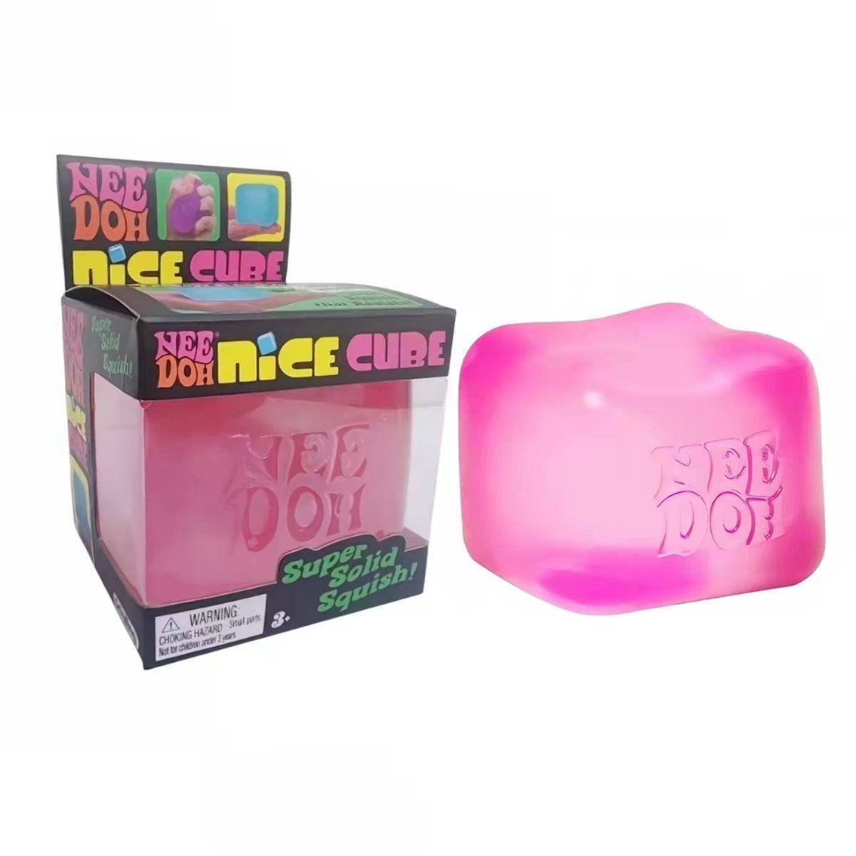 Assorted Cute Shapes Squeeze Fidget Toys Ice Cream Bear Cube Stress Relief Squish Sensory Toy Pack