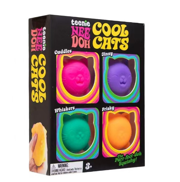 Cat Head Stress Relief Squeezing Toy