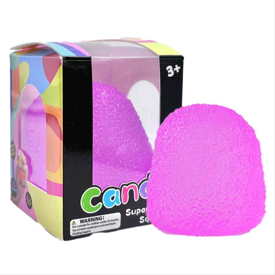 Assorted Cute Shapes Squeeze Fidget Toys Ice Cream Bear Cube Stress Relief Squish Sensory Toy Pack