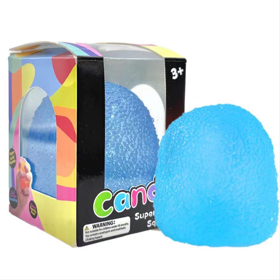 Assorted Cute Shapes Squeeze Fidget Toys Ice Cream Bear Cube Stress Relief Squish Sensory Toy Pack