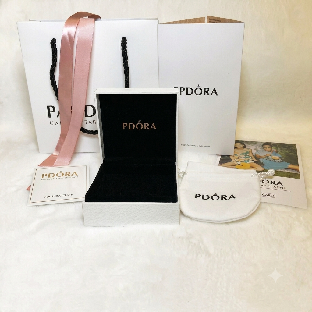 PDORA Moments Barrel Clasp Snake Chain Bracelet