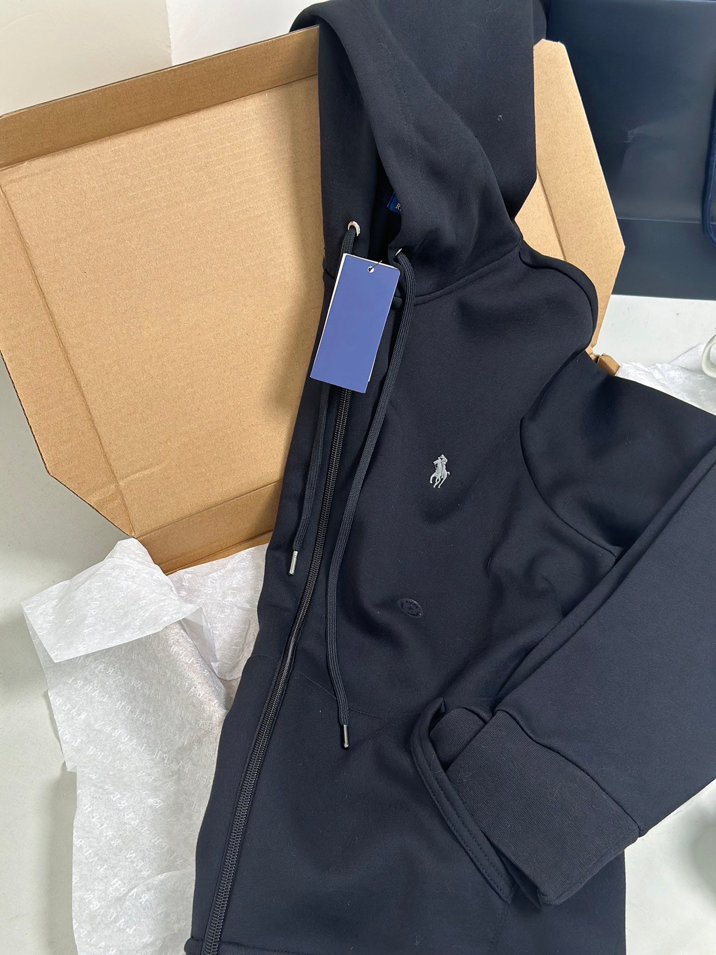 RL Double-Knit Full-Zip Hoodie