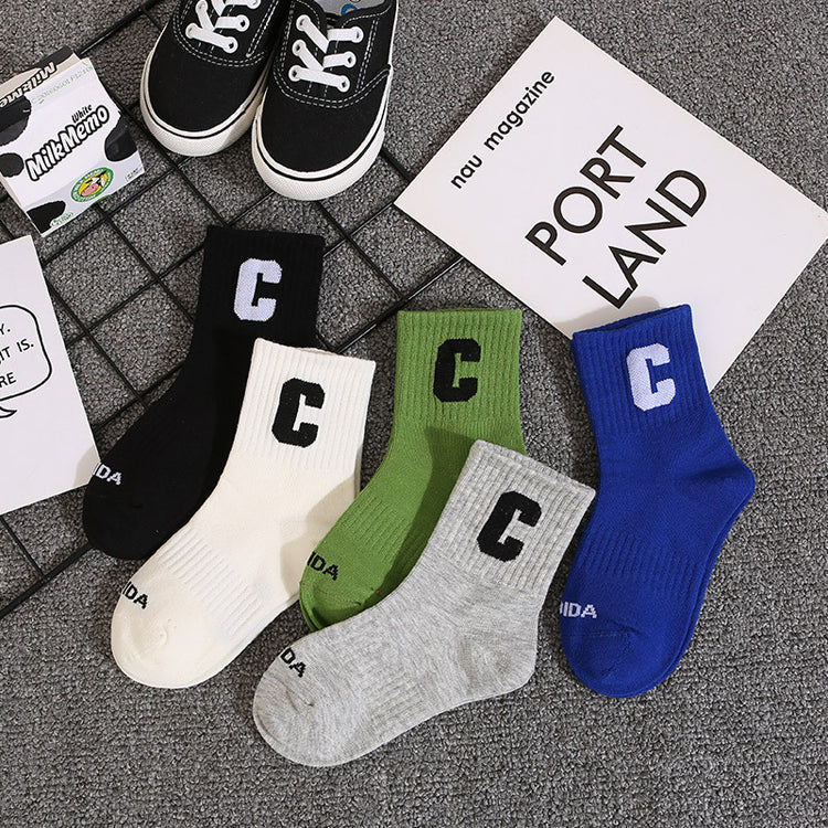 Baby cotton breathable  autumn and winter sports socks