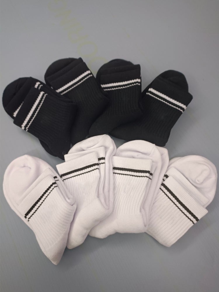 AL-Lettering Cotton Sports Socks （Height：15cm  Length：20cm）