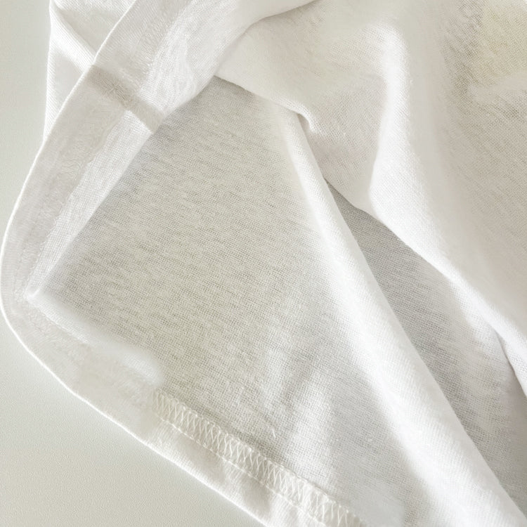 40471079 -2026 New Children's Henley Collar Linen Short-Sleeve T-Shirt
