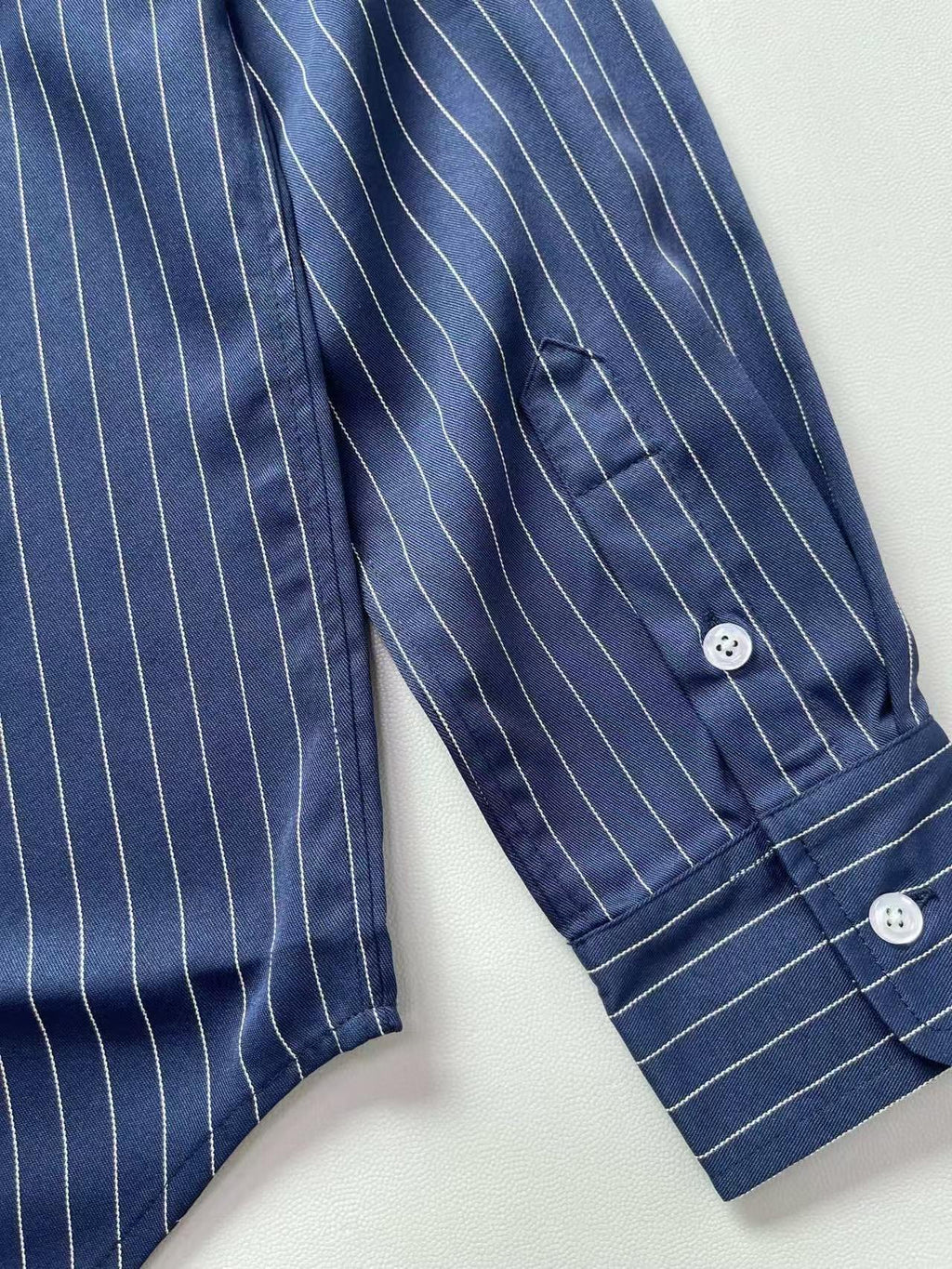 40087229 RL-Relaxed Fit Pinstripe Cotton Shirt