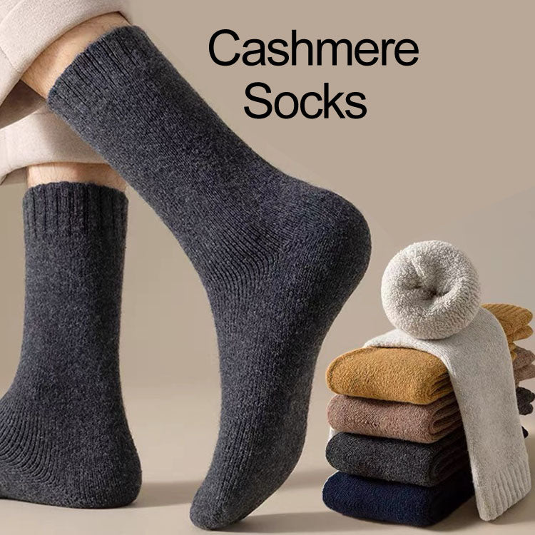 Winter thickened fleece warm solid color wool socks (1pairs)