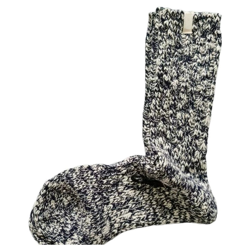 Thick socks, autumn/winter Australian single-breasted style