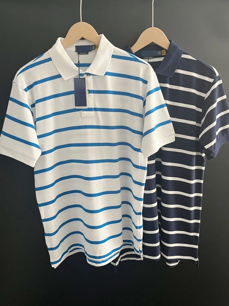 40435768 Men's Striped Short Sleeve Shirt – Classic Fit