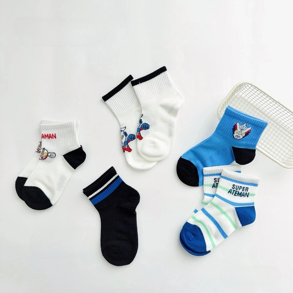 Children's  spring and summer new fishnet socks cotton