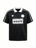 Black Striped Soccer Top
