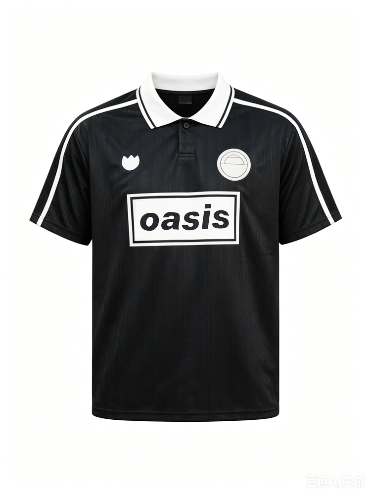 Black Striped Soccer Top