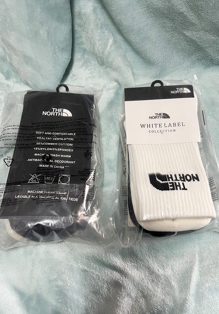 TNF-Running Socks For Both Man and Woman 2 Pairs