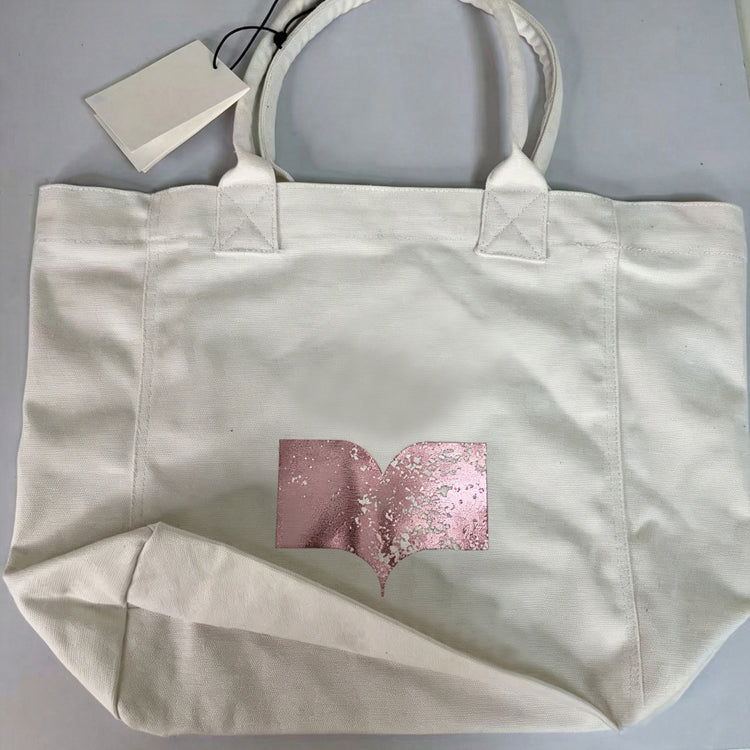 Women Graphic Print Canvas Tote Bag Large Capacity Casual Shopping Shoulder Handbag - 51211477