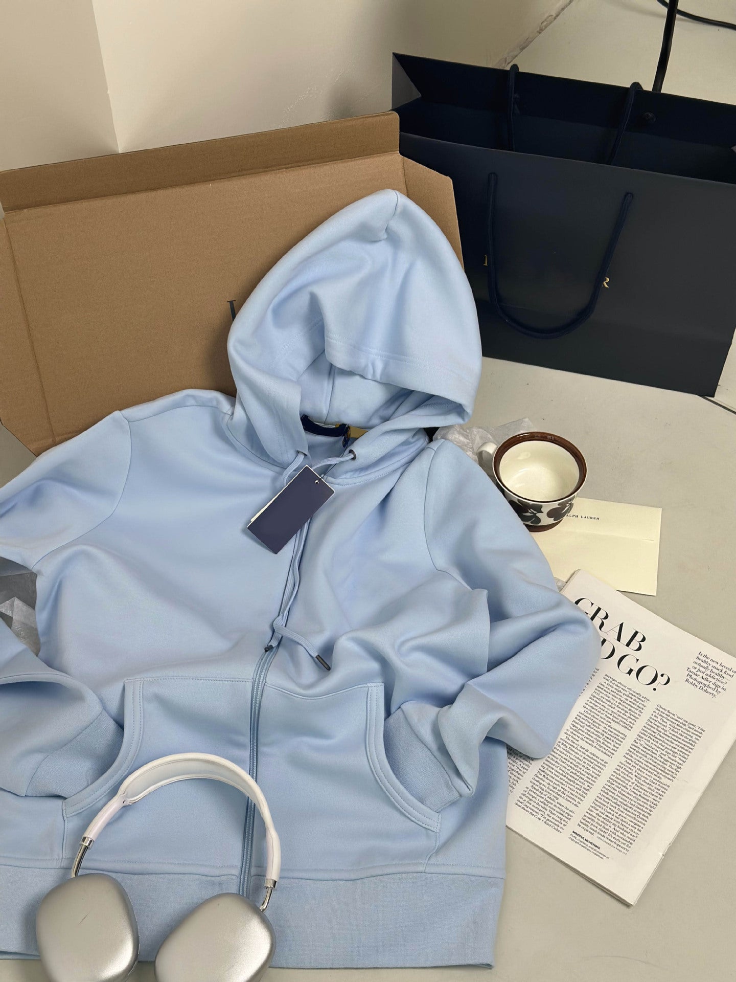 RL Double-Knit Full-Zip Hoodie