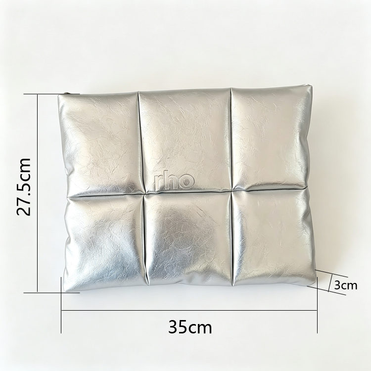Big Pillow Bag Padded Laptop Sleeve Quilted Soft Tablet Carry Pouch - 51313163