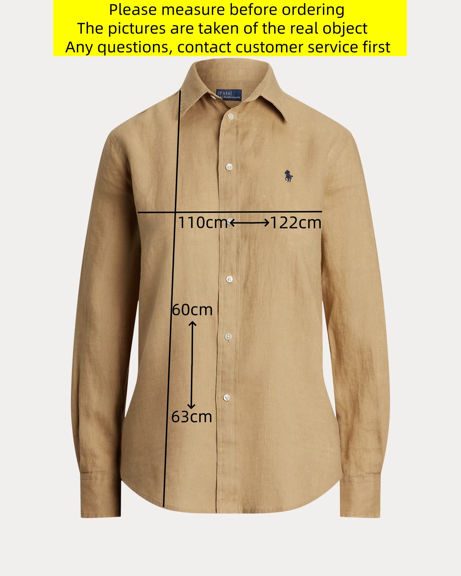 40491135 RL Pony-Classic Fit Linen Shirt