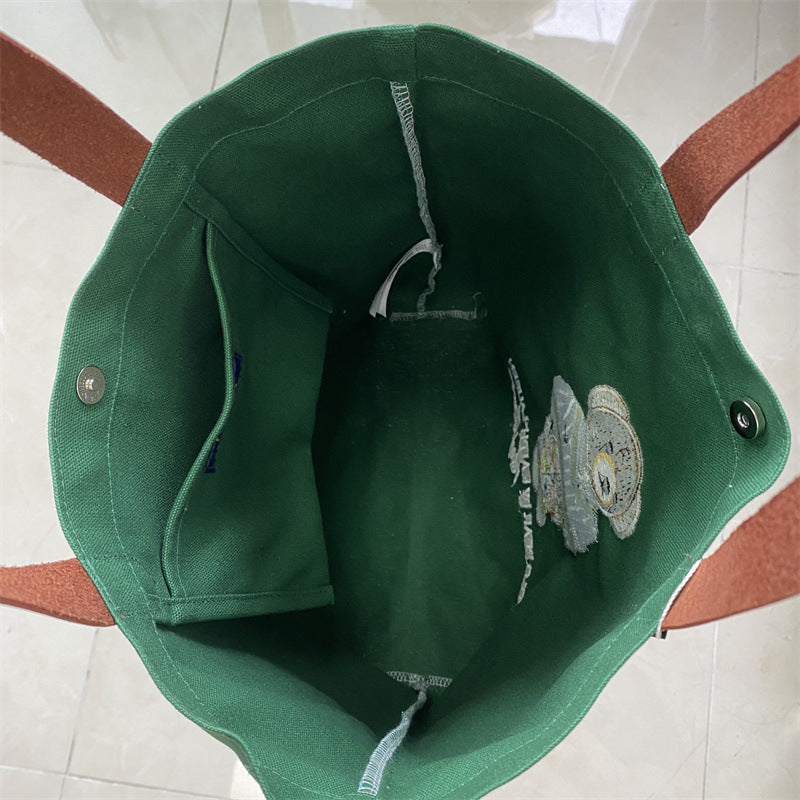RL Bear Twill Shopper Tote