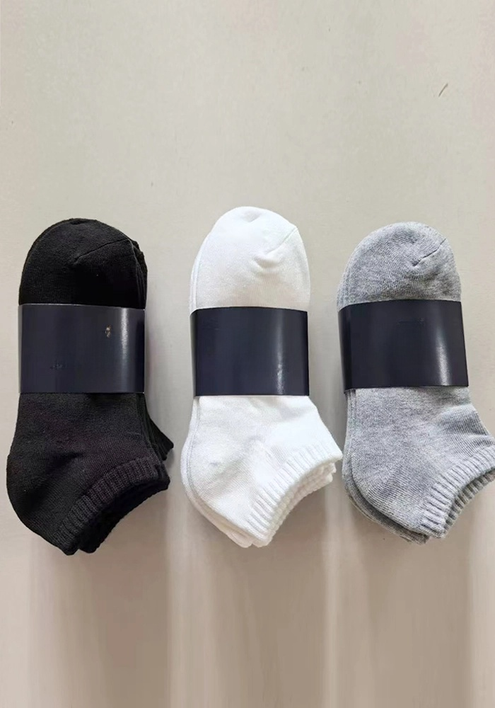 40148855/40180515 RL Pony-Solid Color Socks 6-Pack （For Men and Women）