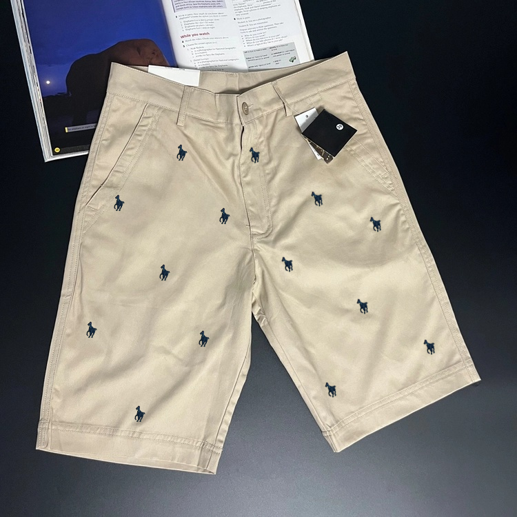 40490977 Men's Cotton Twill Shorts with All-Over Pony