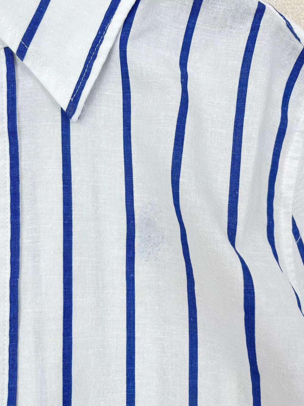 39513831 RL Stripe Long Sleeve Linen Shirt
