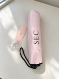 51379930 Pink Folding Travel Umbrella, Lightweight Portable Sun Rain Umbrella