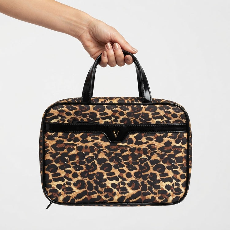 51337439  Women Portable Travel Makeup Bag Large Capacity Cosmetic Storage Handbag Multiple Prints