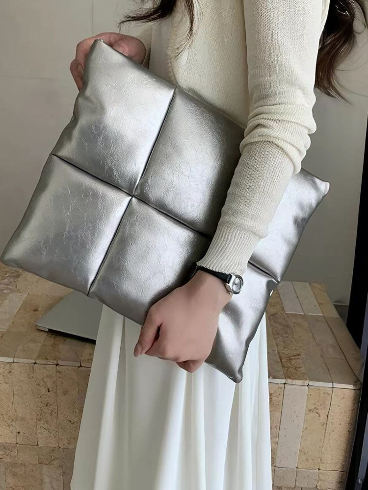 Big Pillow Bag Padded Laptop Sleeve Quilted Soft Tablet Carry Pouch - 51313163