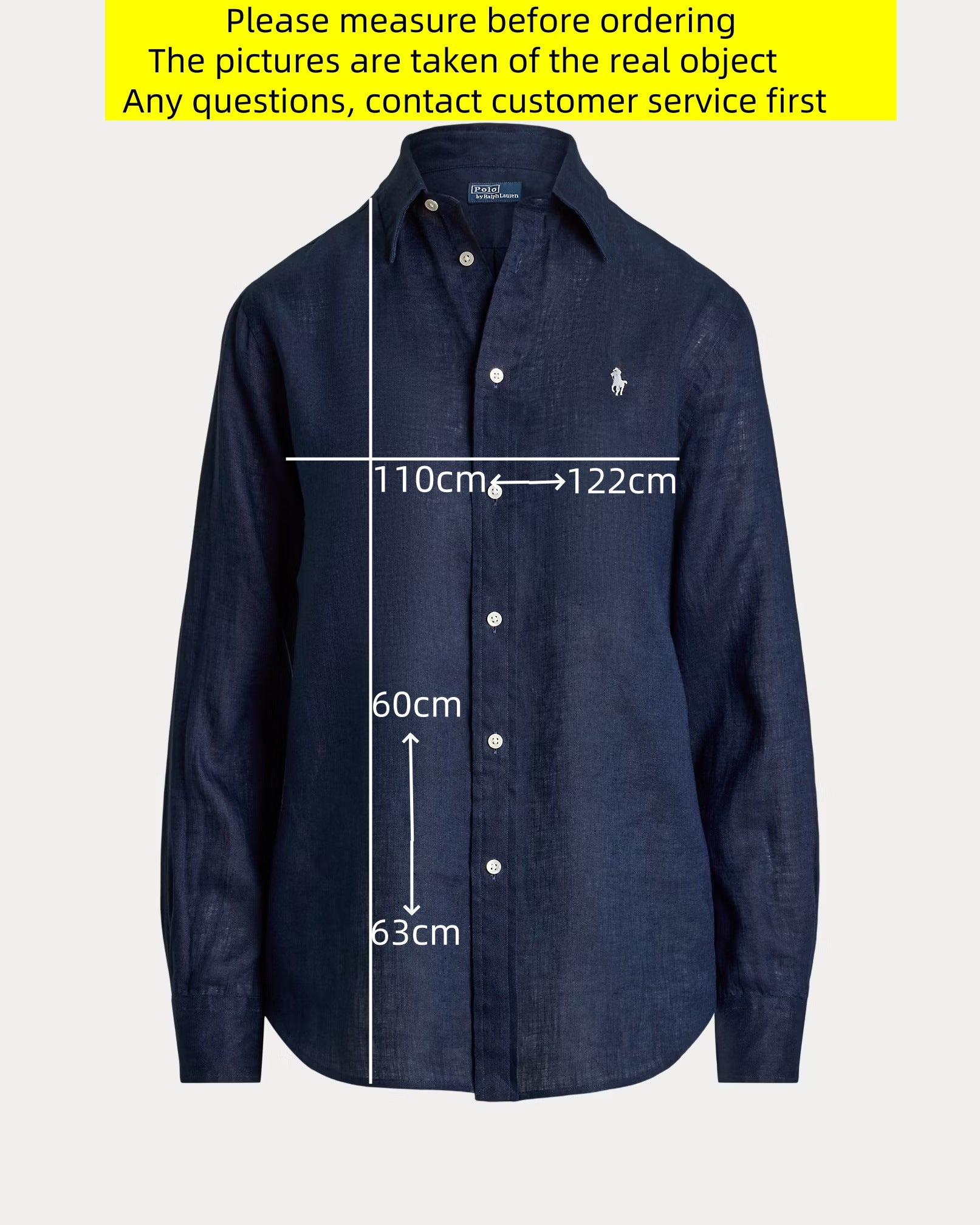 40491135 RL Pony-Classic Fit Linen Shirt