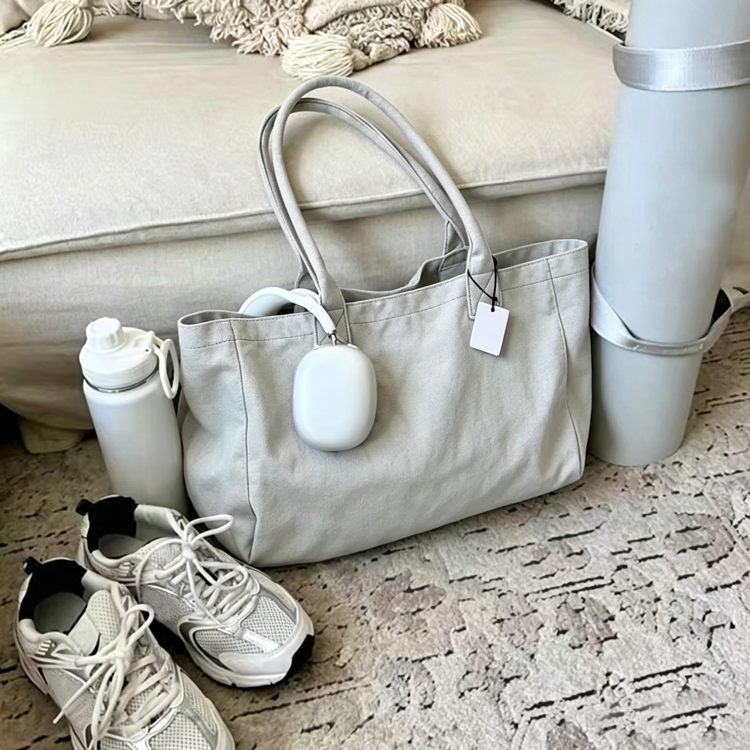 51208996 Tie‑Dye Print Yoga Tote Bag Large Capacity Lightweight Sports Travel Shoulder Handbag