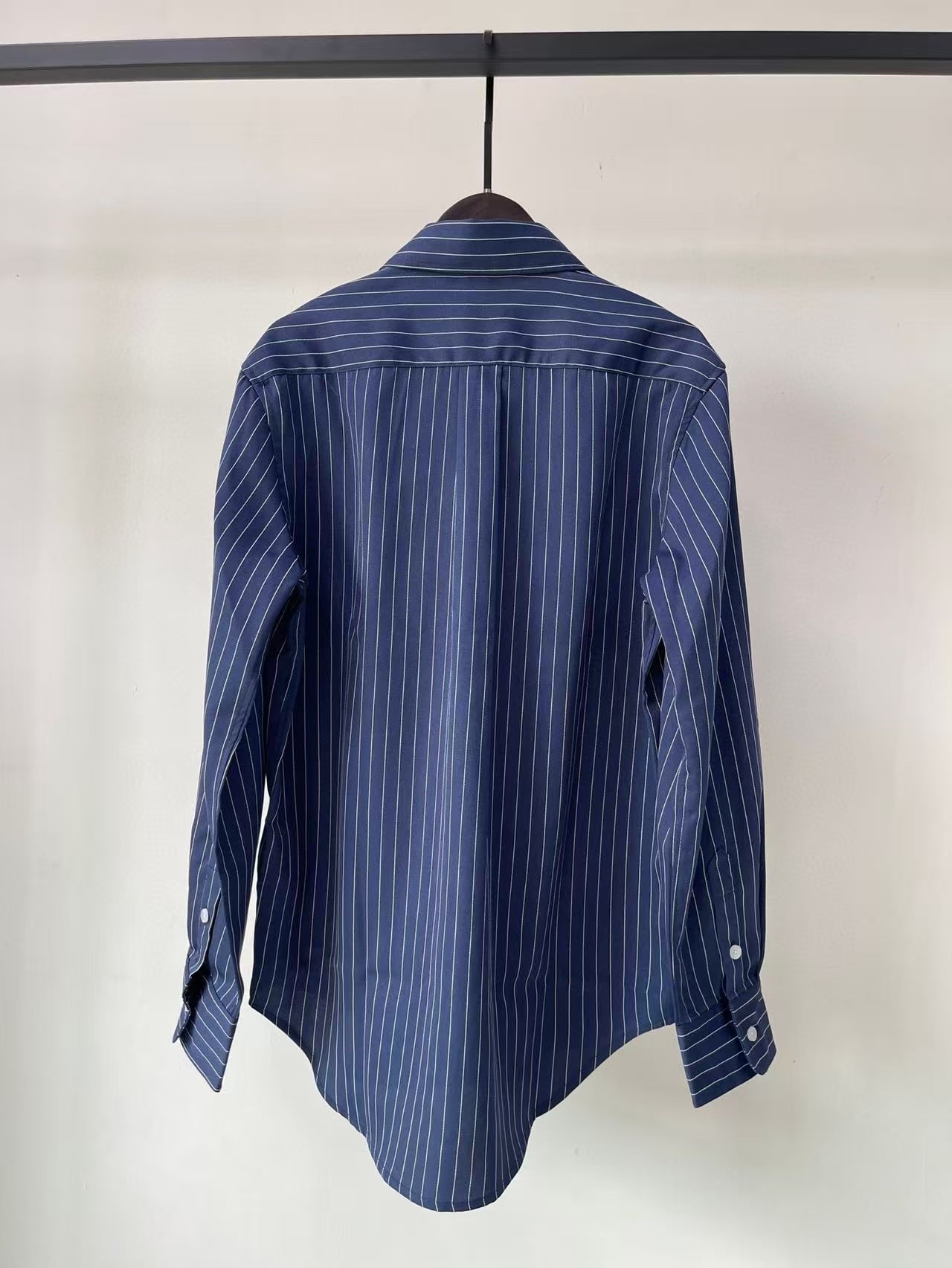 40087229 RL-Relaxed Fit Pinstripe Cotton Shirt