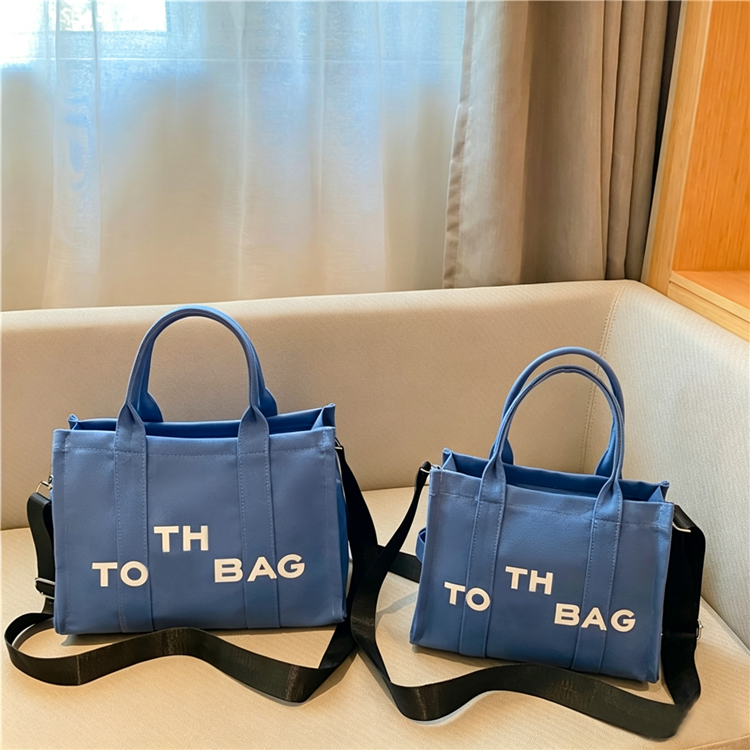 THE TOTE Bag Canvas Handbag Adjustable Strap Crossbody Shopping Shoulder Bag - 51273442