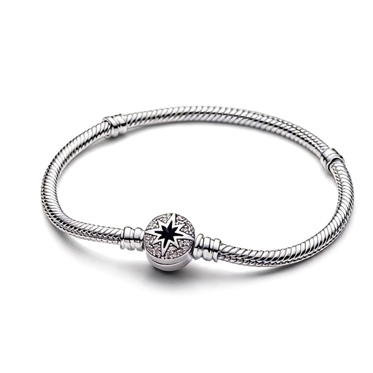 Sterling Silver Snake Bone Bracelet