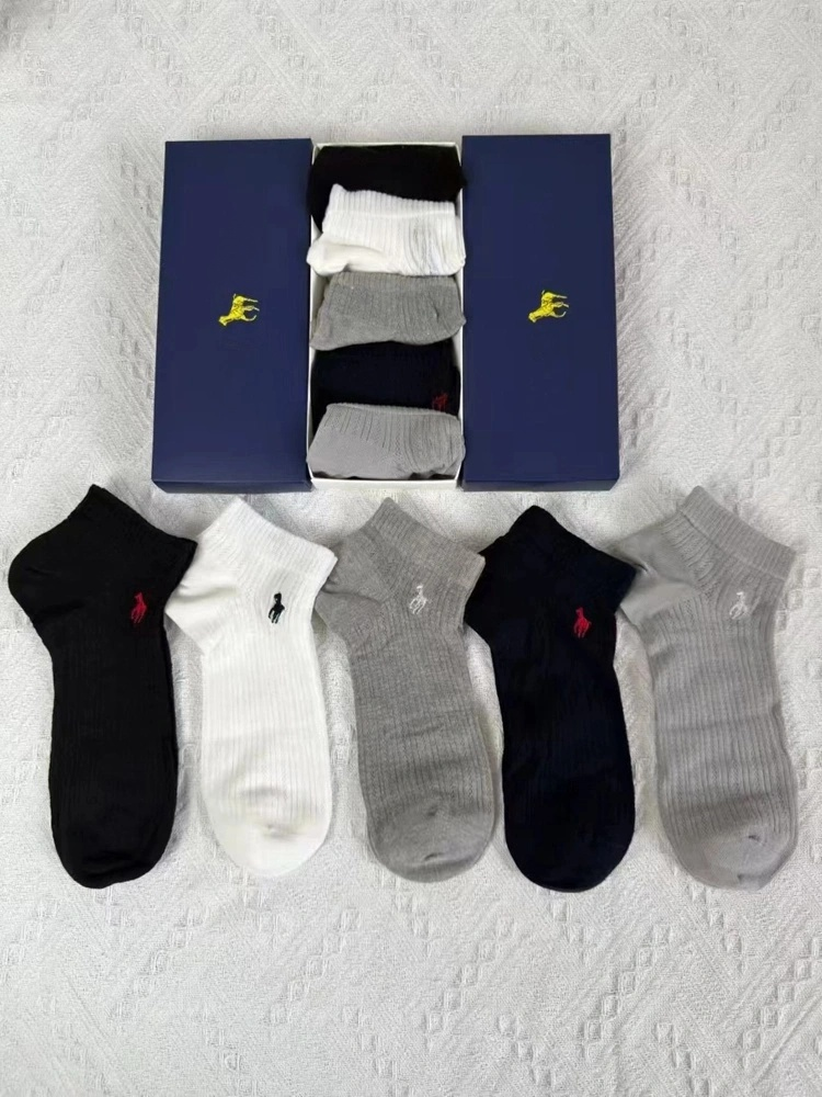 Women Cute Floral Crew Socks Gift Box Soft Cotton Casual Mid Calf Socks Multi Pack(5-Pack in a box) - 40785305