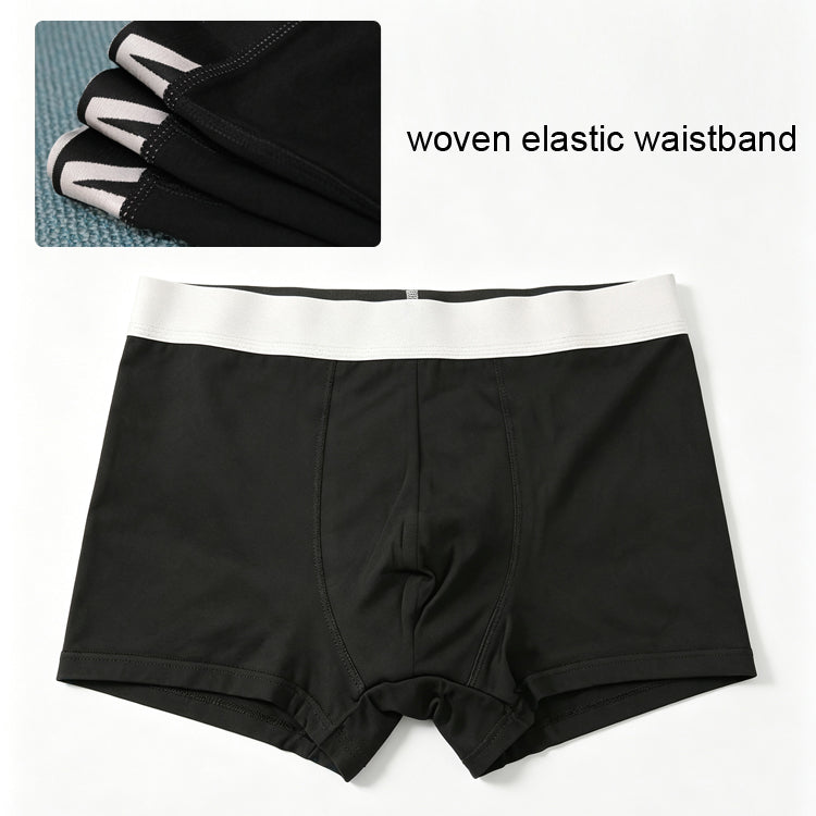 51144944 Men's Logo Waistband Soft Stretch Sport Boxer Briefs Cotton Underwear M-XXL