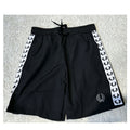 51161970 Men Laurel Tape Side Athletic Shorts Drawstring Waist Casual Sport Running Swim Shorts