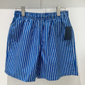 40541789 Elastic Waist Striped Board Shorts