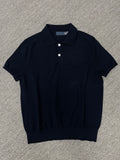 40637618 Women Short Sleeve Collared Knit Polo Shirt Multi Color Soft Casual Top S-L