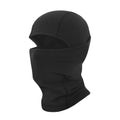51155385 Black Embroidered Logo Balaclava Soft Stretchy Windproof Full Face Ski Mask Hood