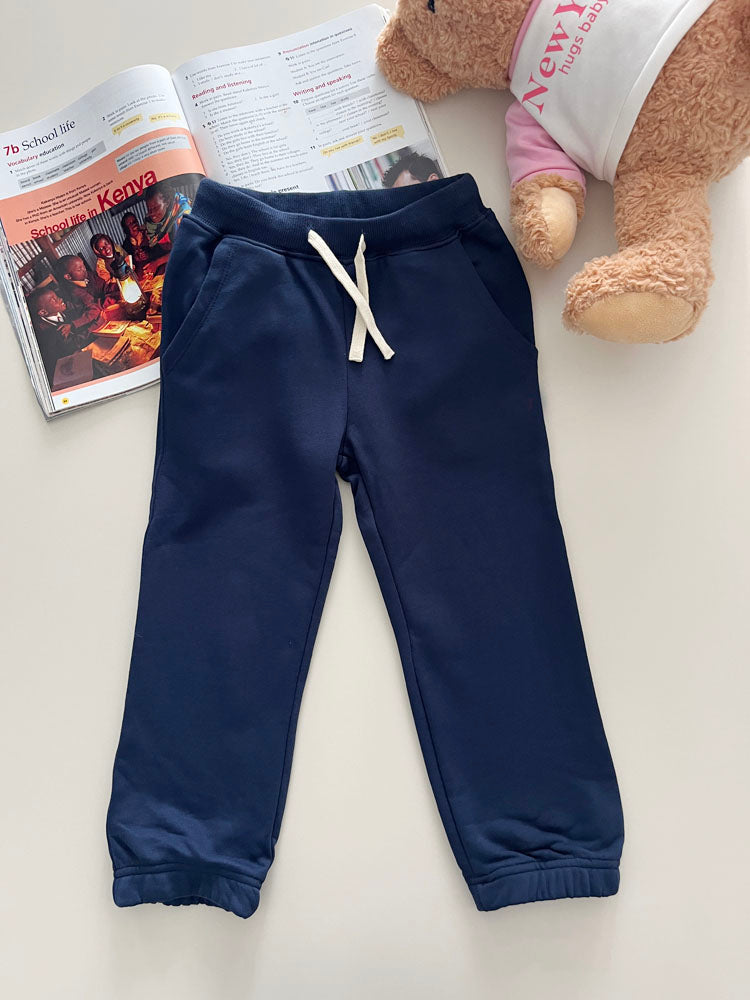 Kids Pony Logo Jogger Sweatpants Elastic Drawstring Casual Trousers 90‑140 - 51262692