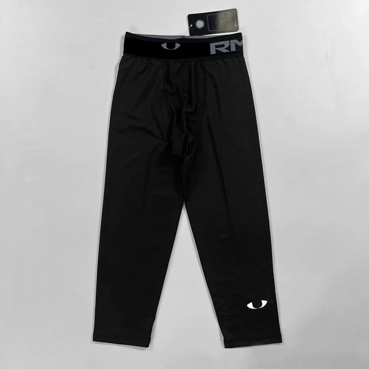 Men Compression Leggings Sports Workout Running Tights Short & 3/4 Pants - 51242528